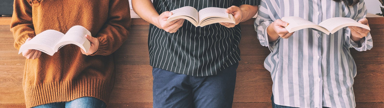 Young people reading